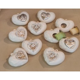 Bomboniera offerta profumatore cuore piccolo